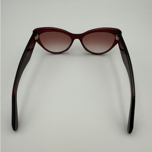 Salvatore Ferragamo Cat Eye Wine Frame SF930S Sunglasses $275 MSRP - Picture 3 of 7